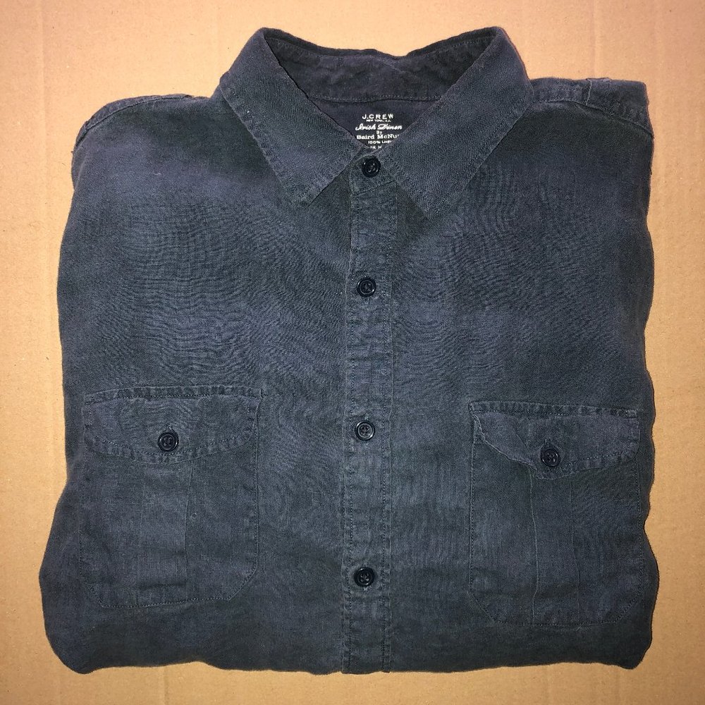 J. Crew Baird McNutt Irish Linen Button Down